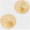 NALI VORTEX OVERSIZE EARRINGS GOLD