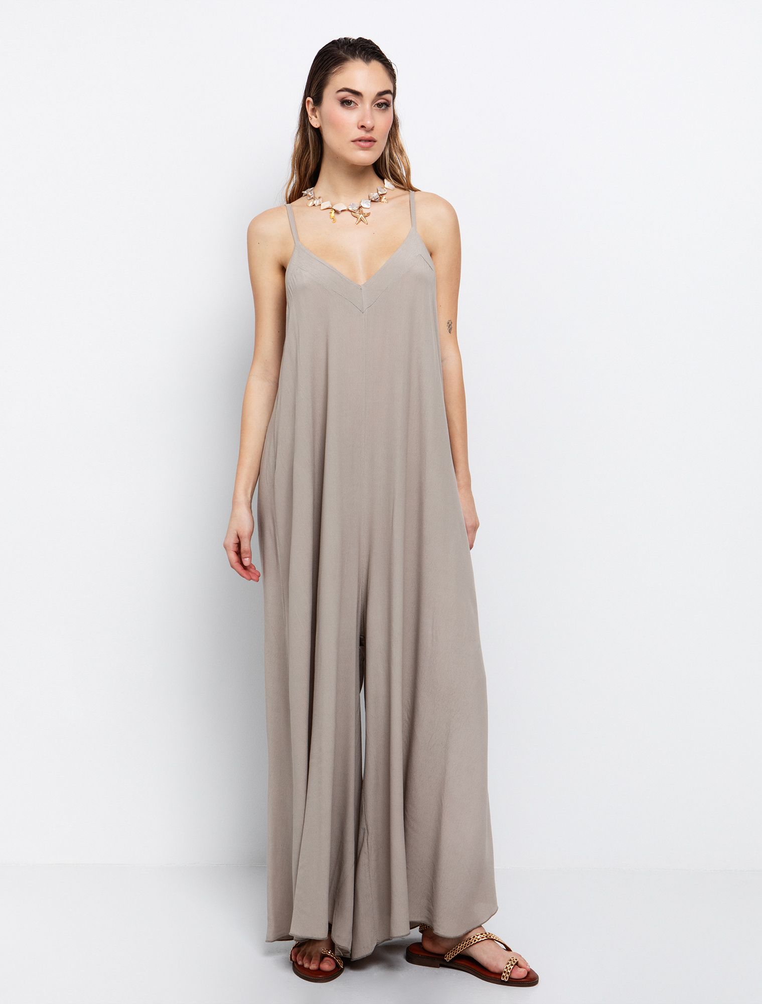 TOI MOI Loose V-neck jumpsuit