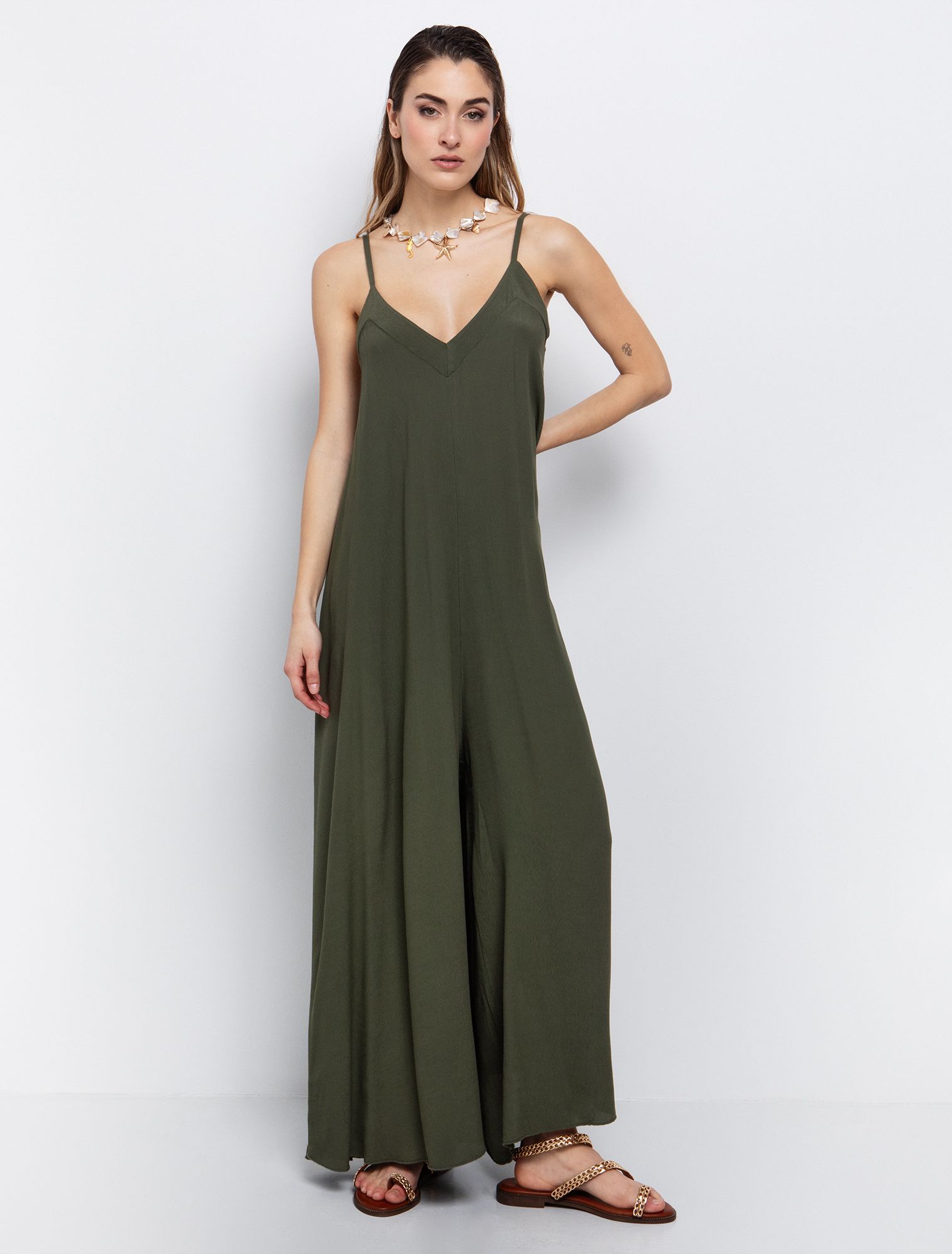 TOI MOI Loose V-neck jumpsuit
