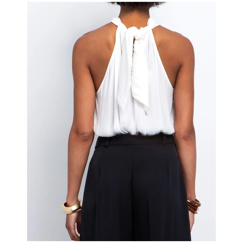 TOI MOI Top with metallic elements