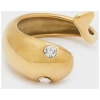 NALI  ROUND SNAKE RING S.STEEL GOLD