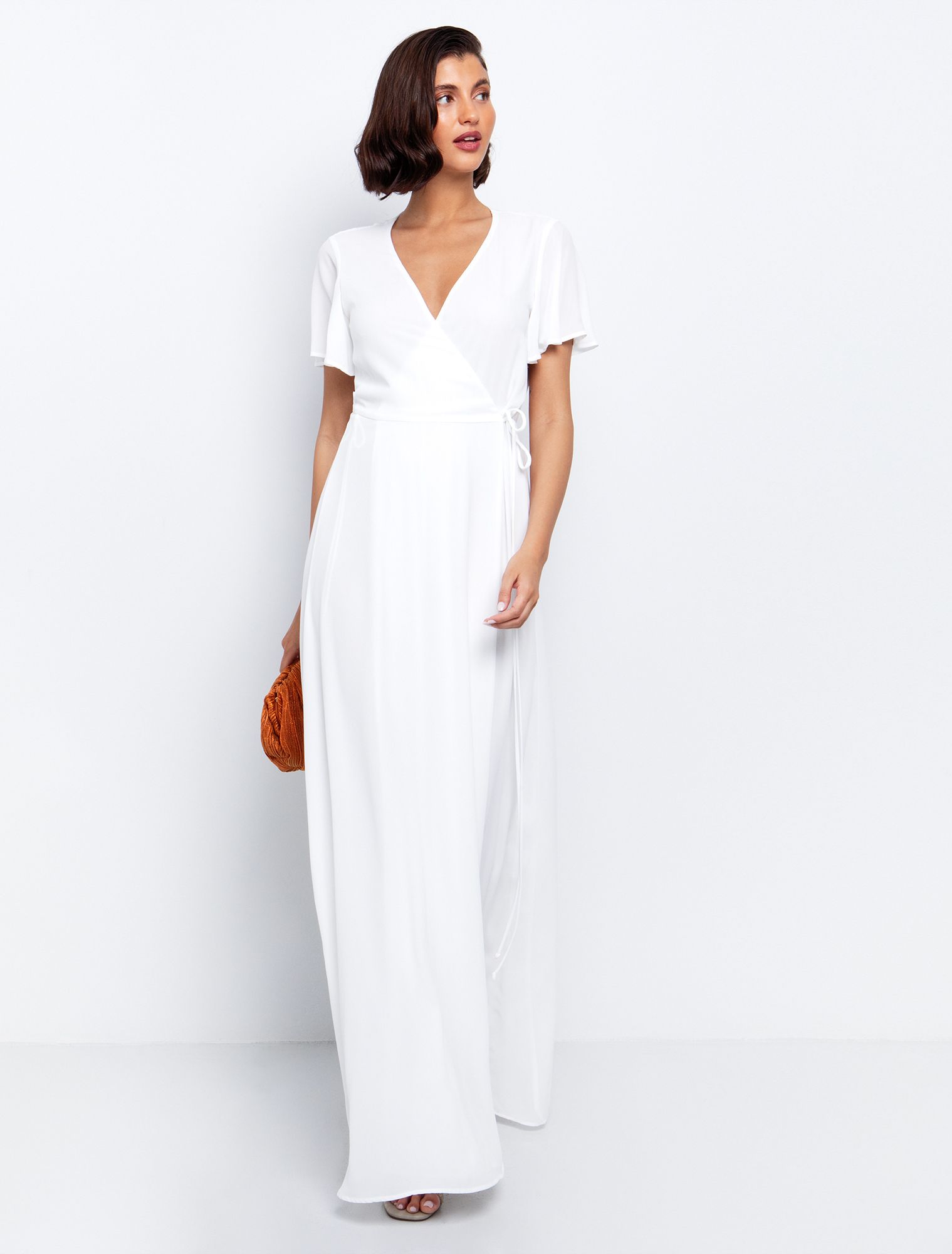 TOI MOI Maxi dress with a wrap style