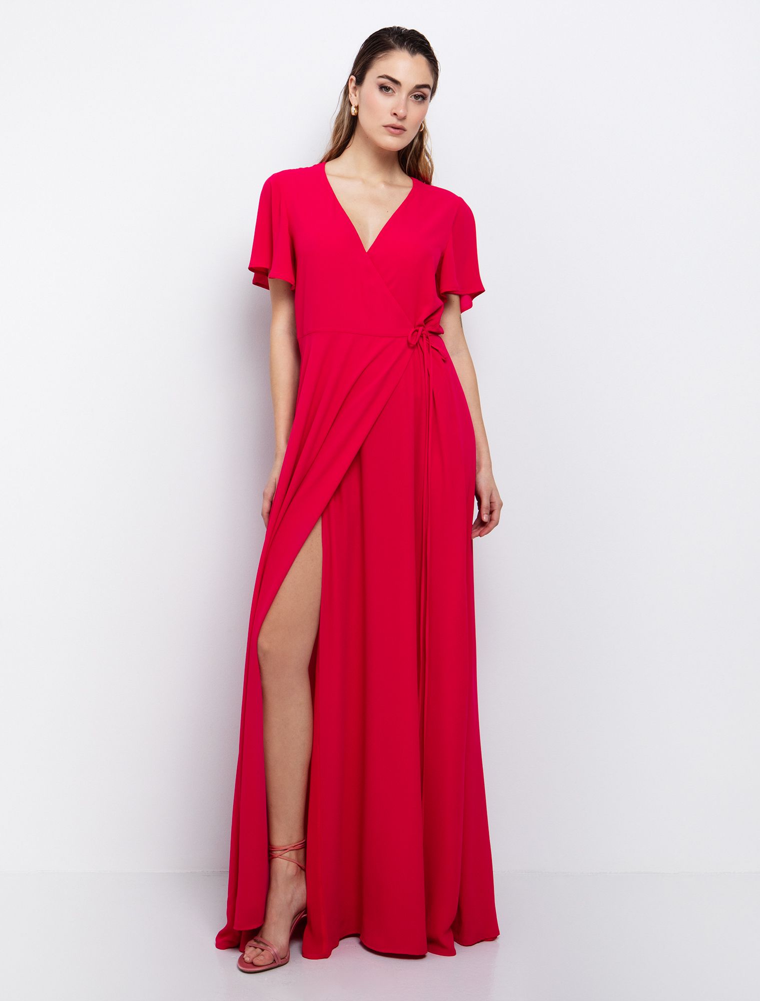 TOI MOI Maxi dress with a wrap style