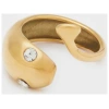 NALI  ROUND SNAKE RING S.STEEL GOLD