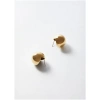 NALI APRIL ROUND LOBE EARRINGS S.STEEL