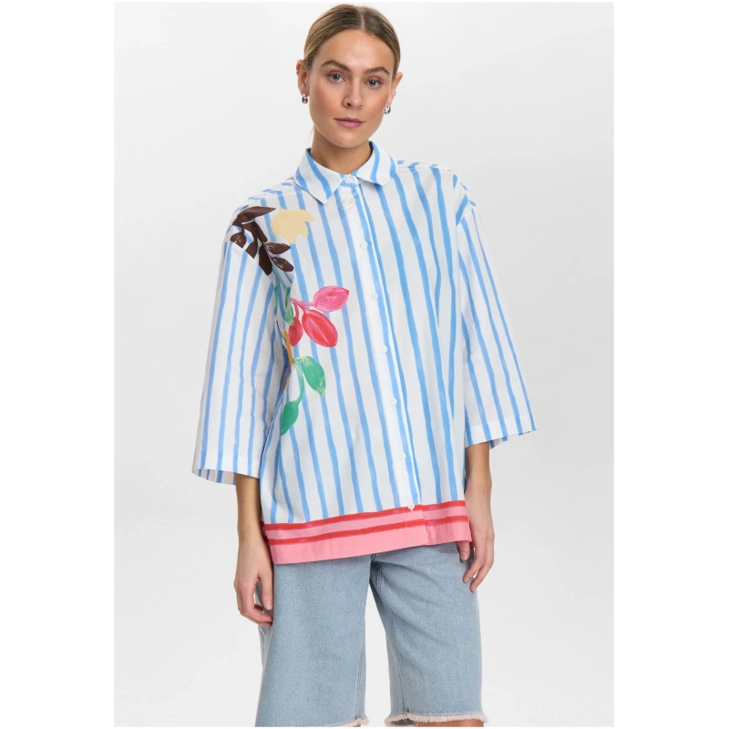 NUMPH NUWENDIE SHIRT - Bright White 705530 9001 NUMPH