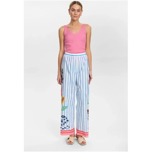NUMPH NUWENDIE PANTS - Bright White