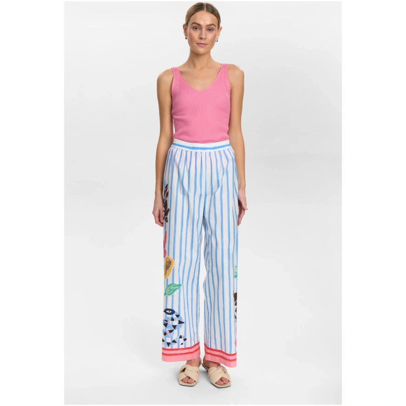 NUMPH NUWENDIE PANTS - Bright White 705530 9001 NUMPH