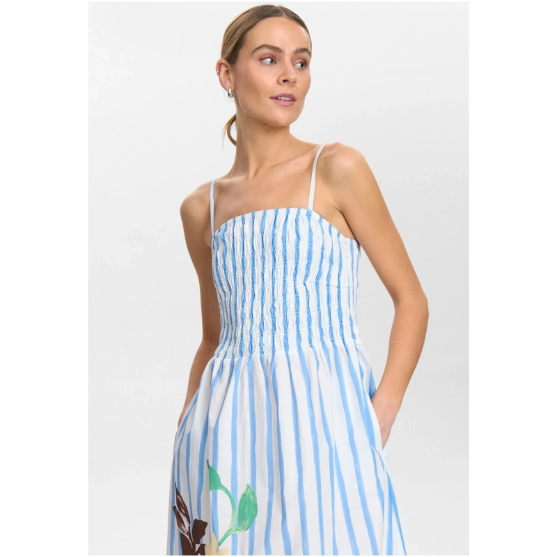 NUMPH NUWENDIE DRESS - Bright White