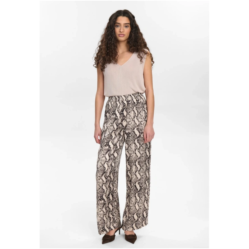 NUMPH NUVICTORIA PANTS - Gray Morn 705581 9505 NUMPH