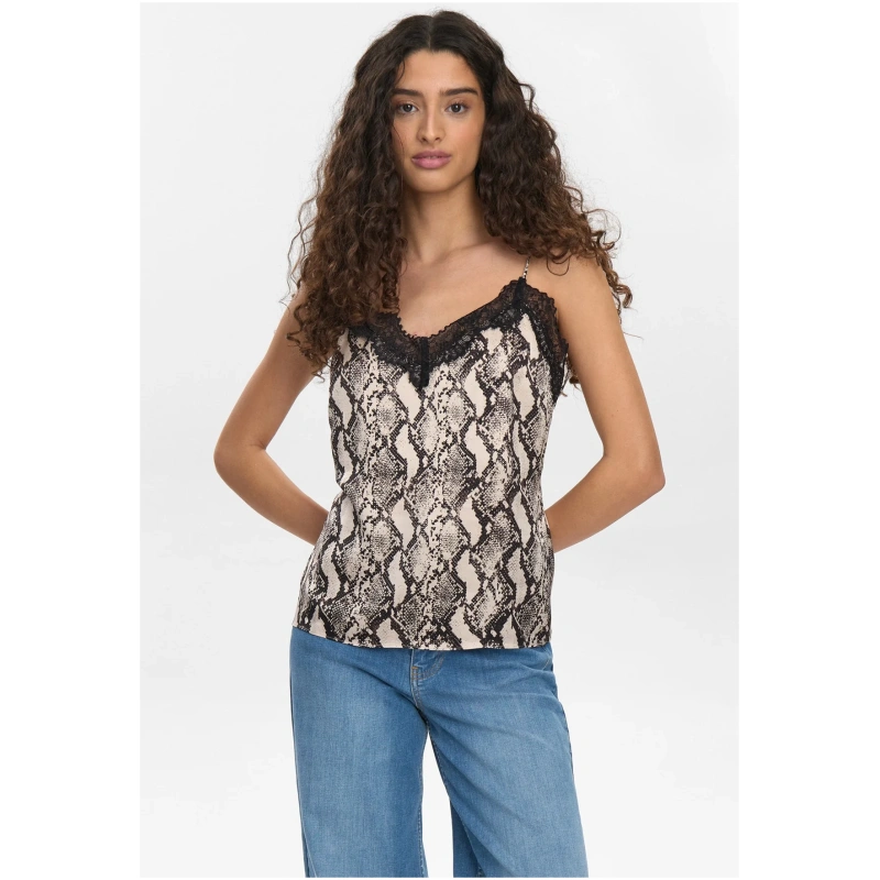 NUMPH NUVICTORIA STRAP TOP - Gray Morn 80-6282-125 1002 TOI&MOI