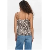 NUMPH NUVICTORIA STRAP TOP - Gray Morn