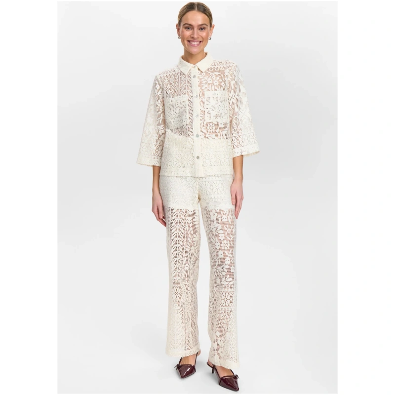 NUMPH NUWICKI SHIRT - Cloud Dancer 30-5478-125 1002 TOI&MOI