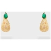 NALI ALYA EARRINGS GOLD+ DROP STONE