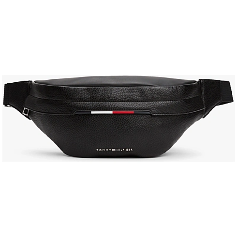 TOMMY HILFIGER Metal Logo Pebble Grain Bum Bag