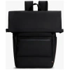 TOMMY HILFIGER Textured Logo Roll-Top Backpack