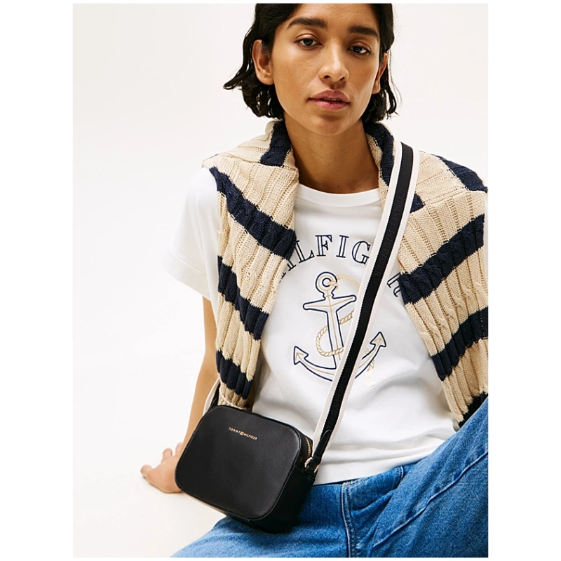 TOMMY HILFIGER Logo Webbing Strap Camera Bag
