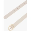 TOMMY HILFIGER Chic Twist Buckle Leather Belt