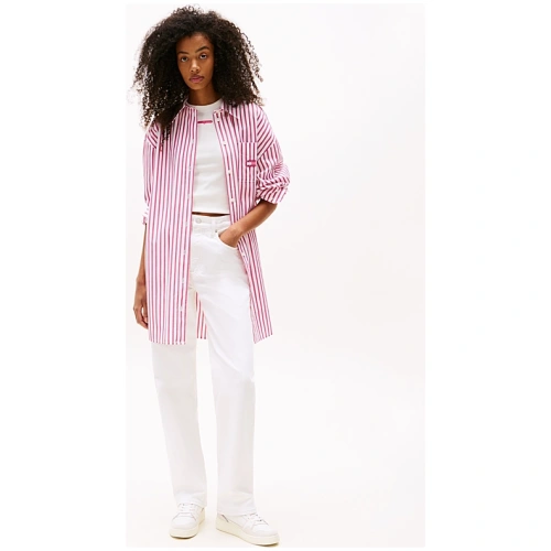 TOMMY JEANS Oversized Mini Shirt Dress