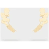 NALI ENVELOPING EARRINGS W/ SPHERES  GOLD