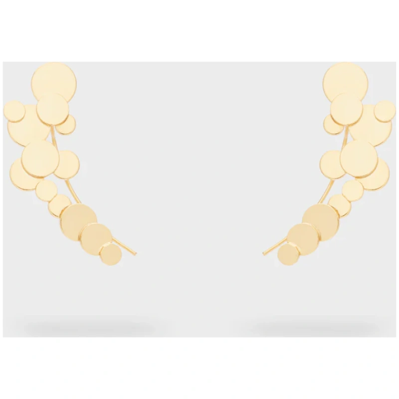 NALI ENVELOPING EARRINGS W/ SPHERES  GOLD
