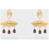 NALI LIPS EARRINGS GOLD S. STEEL