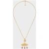 NALI LIPS NECKLACE S.STEEL GOLD