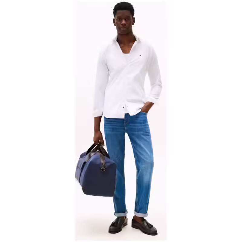 TOMMY HILFIGER flex poplin sf shirt MW0MW38347 BDS TOMMY HILFIGER