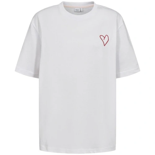 NUMPH Womens T-Shirt Modus Bright White