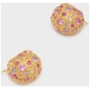 NALI EMMA SPHERE EARRINGS W/ZIRCONS