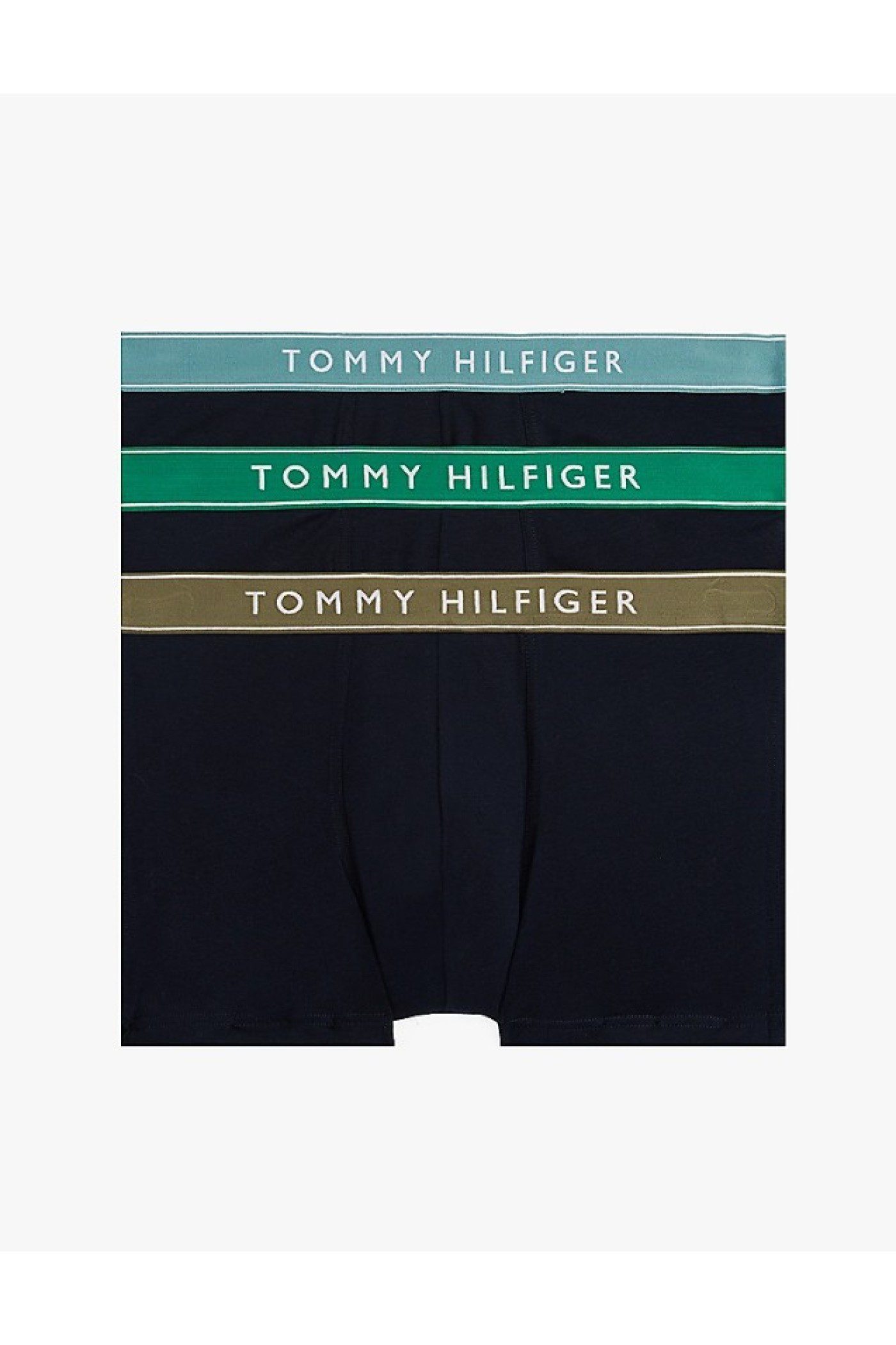 TOMMY HILFIGER Men's Boxers Dark Blue with Patterns 3Pack
