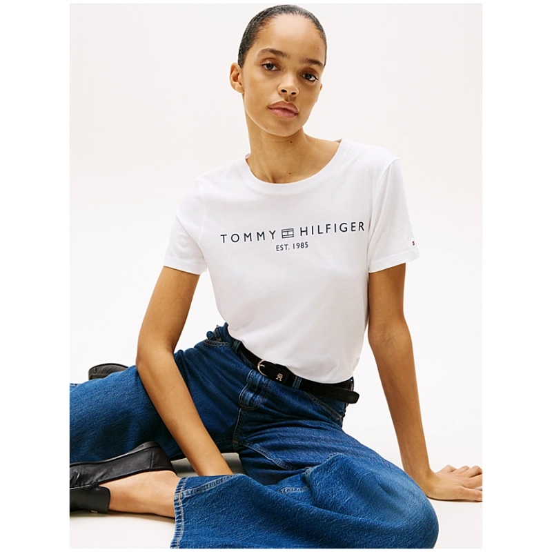 TOMMY HILFIGER Reg corp logo c-nk ss