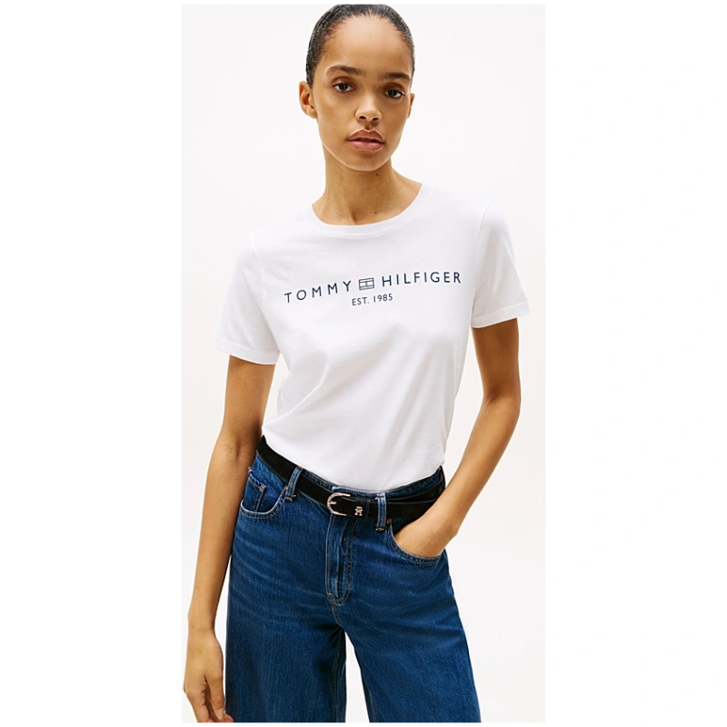 TOMMY HILFIGER Reg corp logo c-nk ss