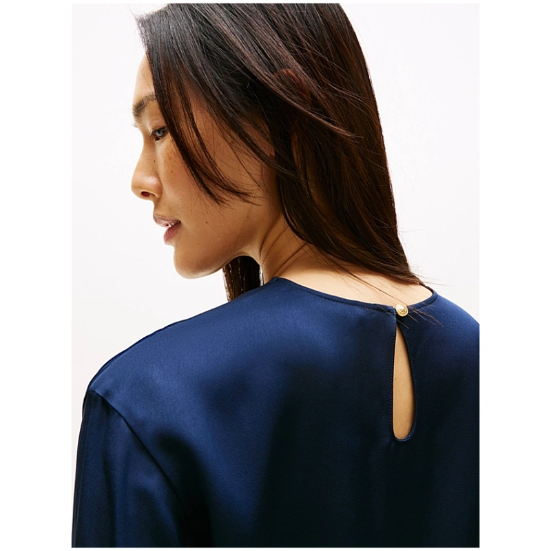 TOMMY HILFIGER Relaxed Fit Sateen T-Shirt