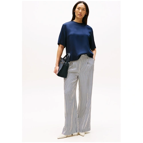 TOMMY HILFIGER Relaxed Fit Sateen T-Shirt