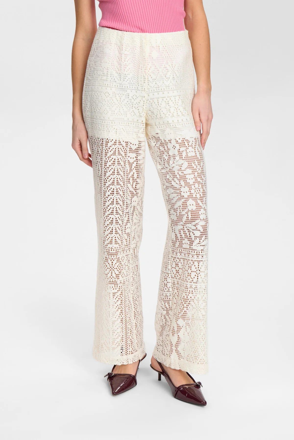 NUMPH NUWICKI PANTS - Cloud Dancer