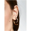 NALI SPIRAL EARRINGS S.STEEL GOLD/SILVER