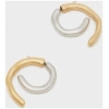 NALI SPIRAL EARRINGS S.STEEL GOLD/SILVER