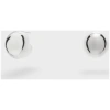 NALI APRIL ROUND LOBE EARRINGS S.STEEL