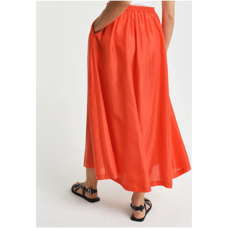 GANT Habotai Silk Skirt
