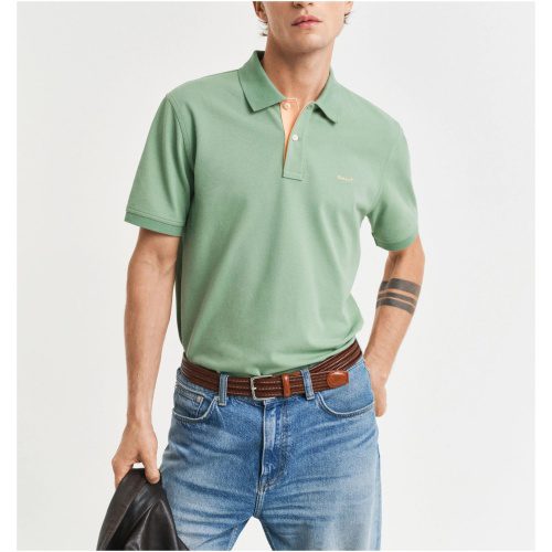GANT Pique Polo Shirt from the Contrast series