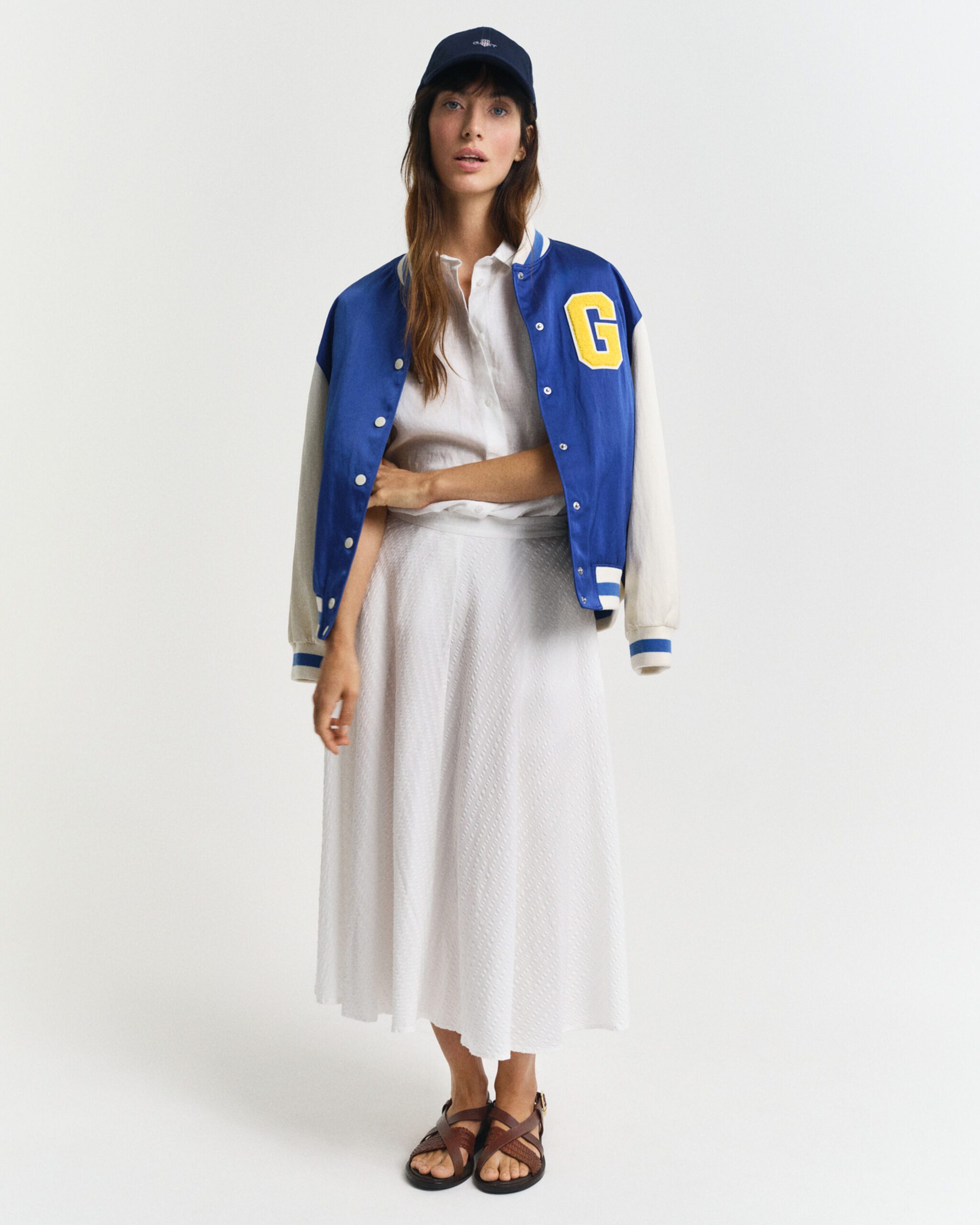 GANT Seersucker Striped Skirt