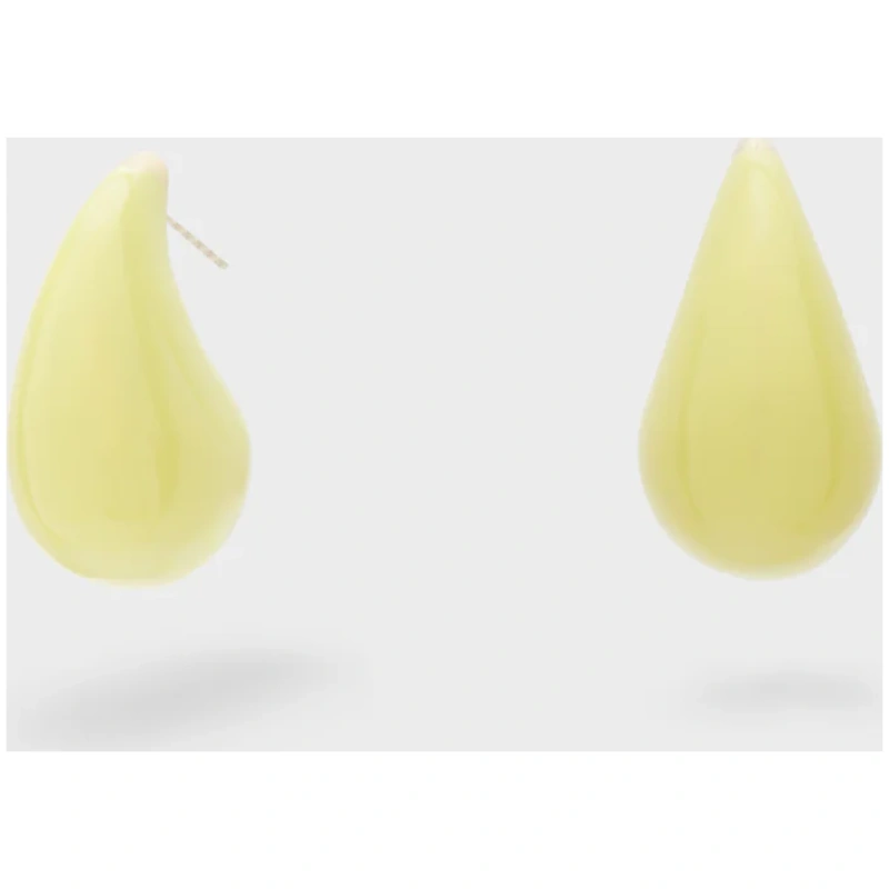 NALI  ECHO EARRINGS S.STEEL GOLD+ENAMEL