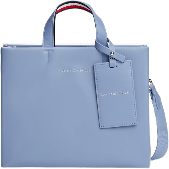 TOMMY HILFIGER Logo Luggage Tag Crossbody Shopper Bag
