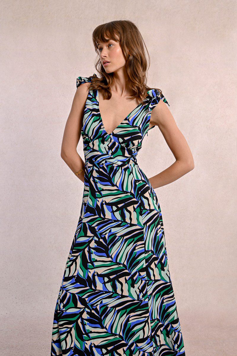 MOLLY BRACKEN Long, flowing printed dress