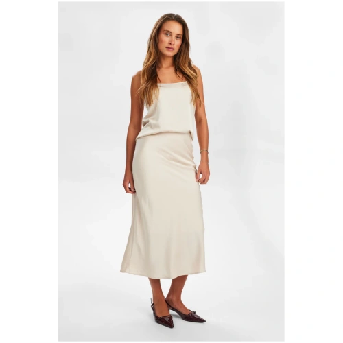 NUMPH NUIVORY SKIRT - Gray Morn