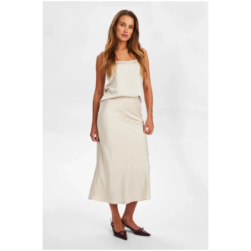 NUMPH NUIVORY SKIRT - Gray Morn ABOR0212 BLUE/CLEAR NALI