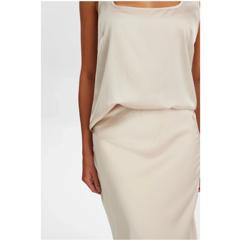 NUMPH NUIVORY SKIRT - Gray Morn