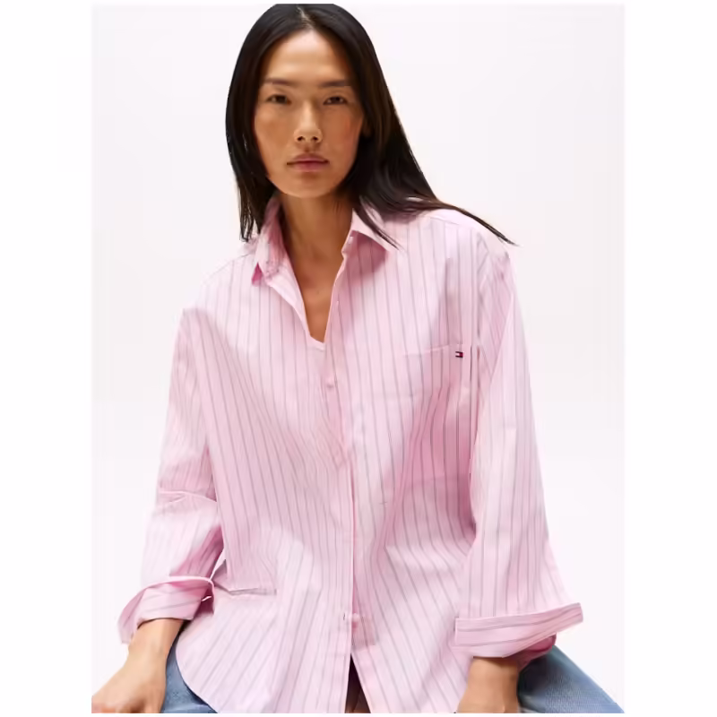 TOMMY HILFIGER  Oversized Poplin Shirt